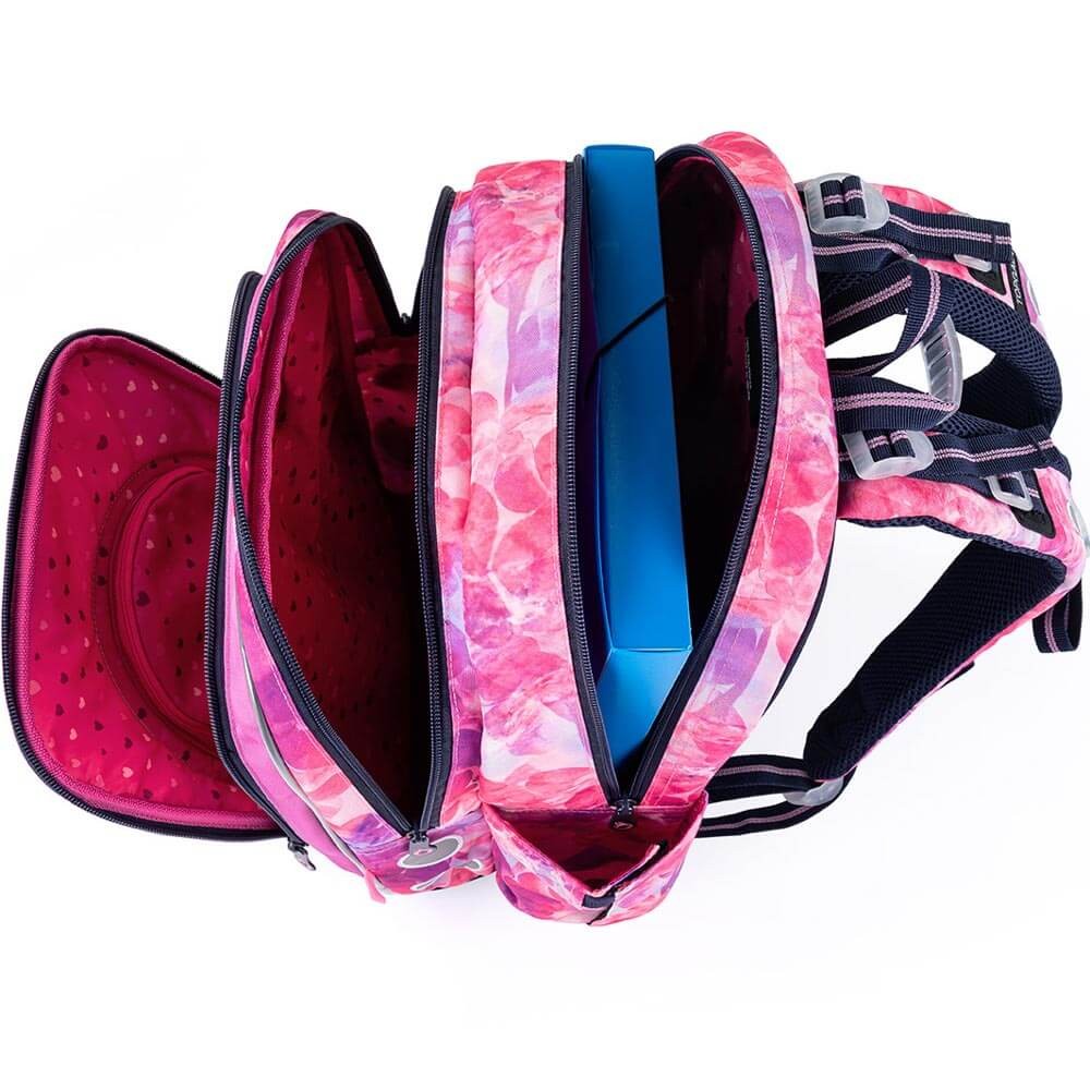 SET Školní batoh s koníkem TOPGAL ENDY 21005 s penálem a pláštěnkou