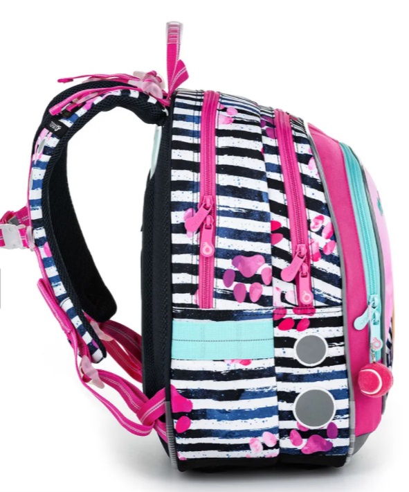 Školní batoh s pláštěnkou TOPGAL ENDY 22005 s buldočkem