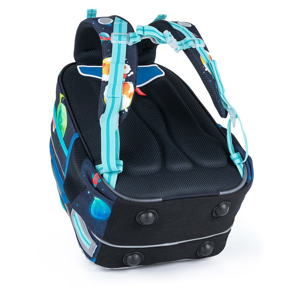 SET školní batoh s penálem a pláštěnkou TOPGAL ELLY 21015 planety