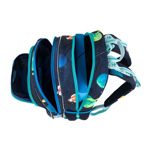 Školní batoh s pláštěnkou TOPGAL ELLY 21015 planety