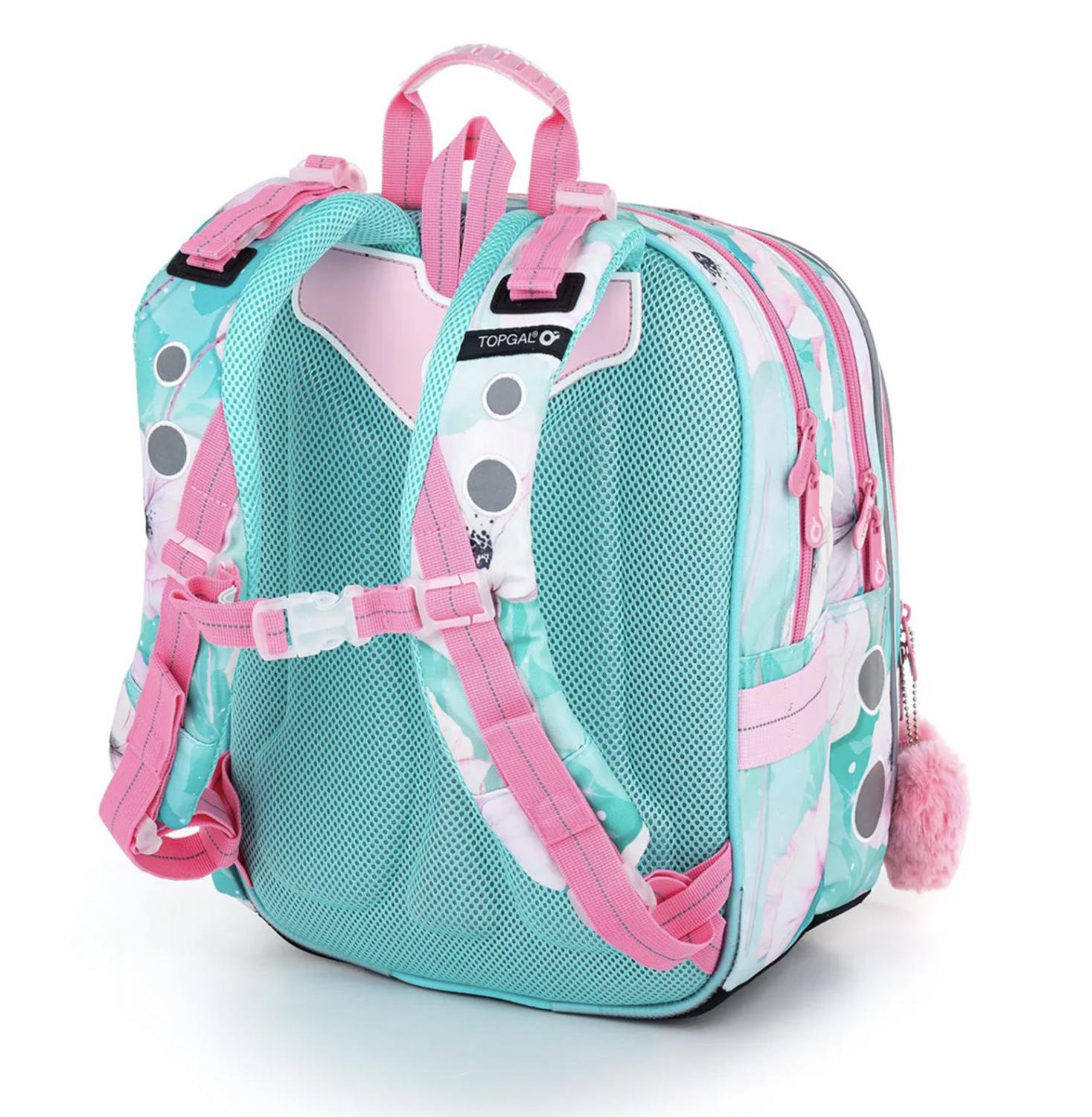 Školní batoh s pláštěnkou TOPGAL ENDY 22053 s jednorožcem