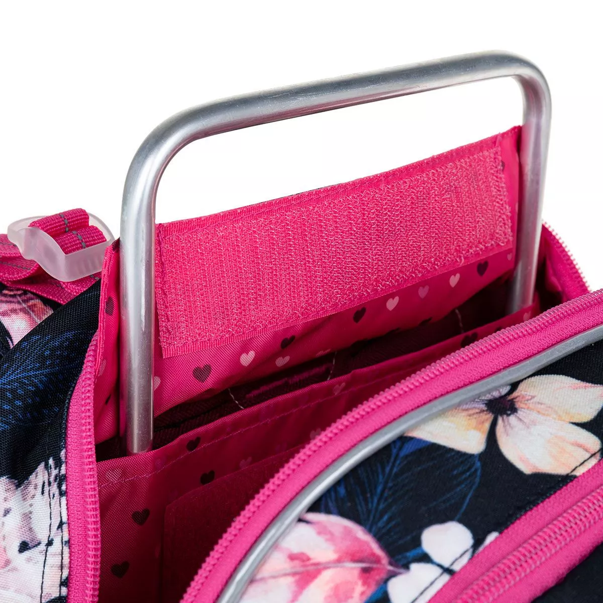 SET Školní batoh s penálem TOPGAL COCO 23006 s pírky