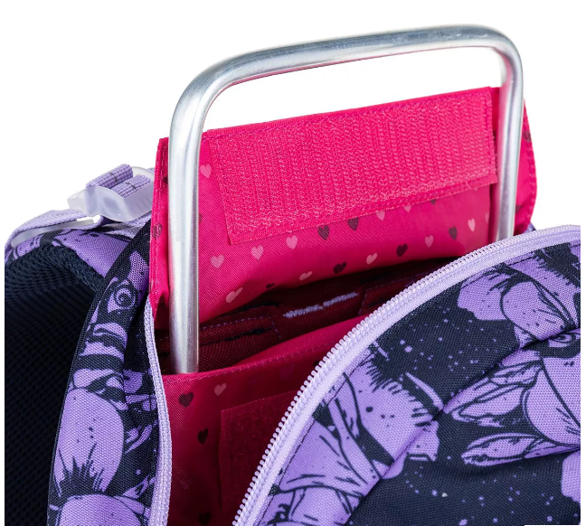 SET Školní batoh s penálem a pláštěnkou TOPGAL LYNN 23008 s květy