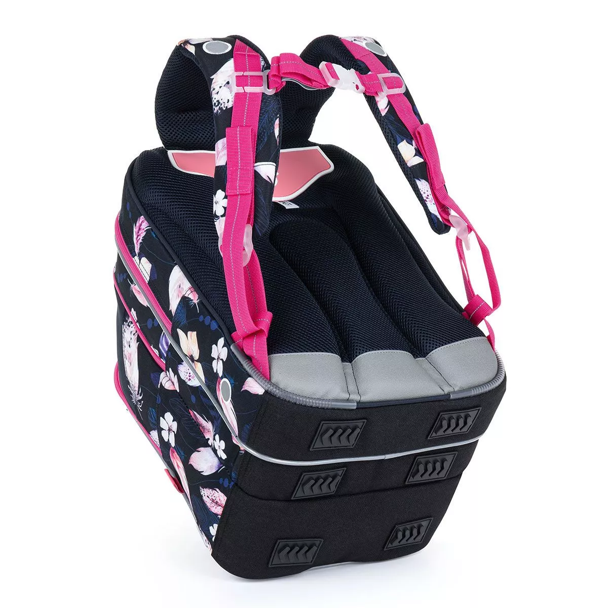 SET Školní batoh s penálem a pláštěnkou TOPGAL COCO 23006 s pírky