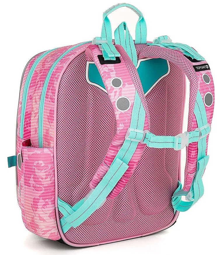 SET Školní batoh s penálem a pláštěnkou TOPGAL ENDY 23005 s princeznami