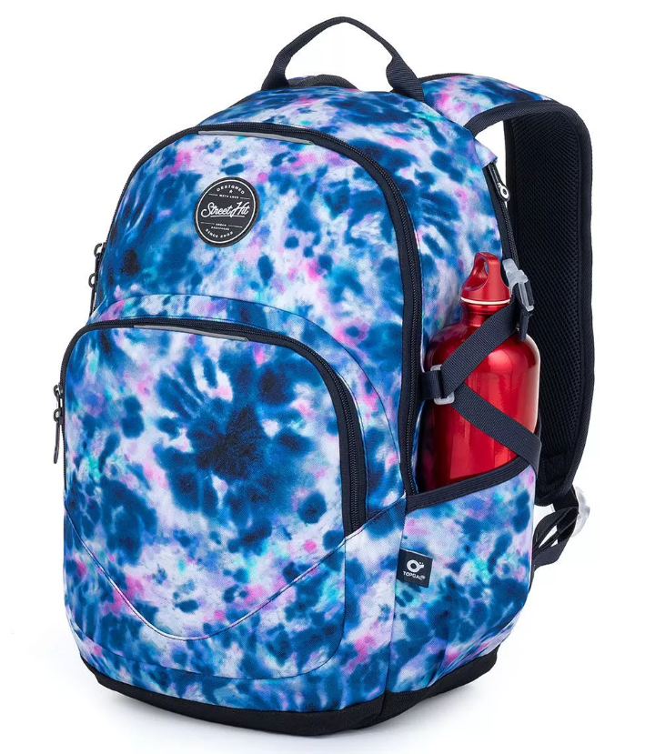 SET Batikovaný studentský batoh s etue TOPGAL YOKO 23024