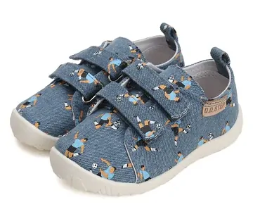 Modré barefoot plátěnky D.D.step CSB-41907B