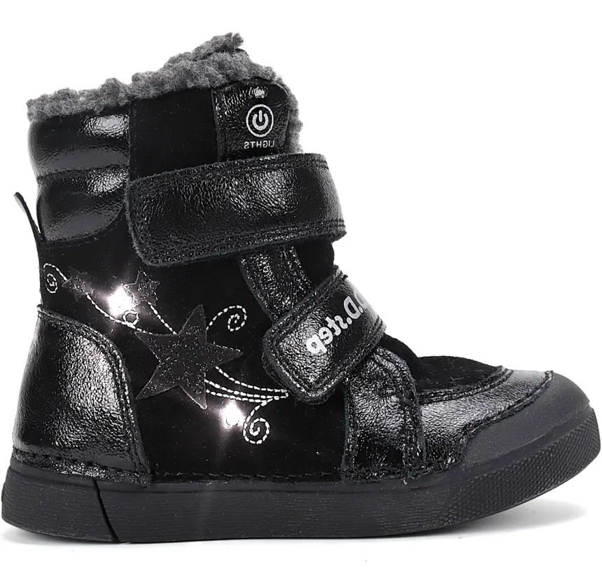 Zimní blikací boty W068-52998B