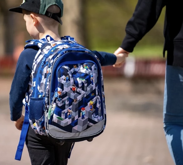 SET školní batoh s penálem TOPGAL ELLY 19014 minecraft