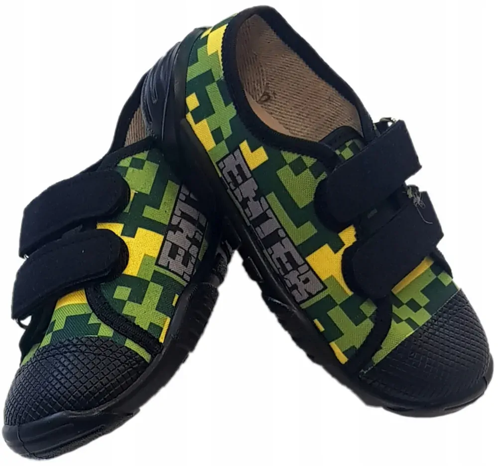 Přezůvky - tenisky ZETPOL s motivem minecraft