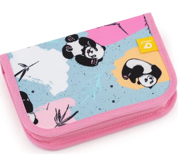 Školní penál - pouzdro TOPGAL PENN 22004 pandy