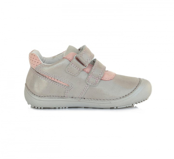 Dívčí kožená obuv D.D.step "barefoot" S063-432A