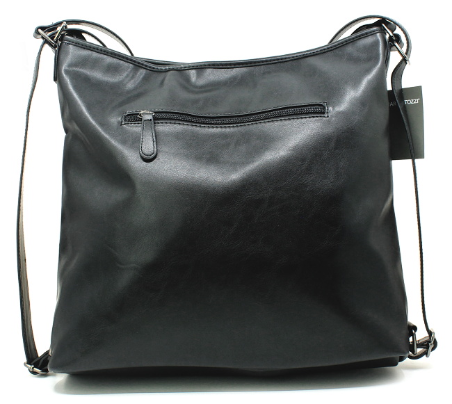 Prostorná černá kabelka Marco Tozzi 61110