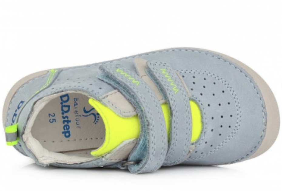 Chlapecké kožené boty D.D.step "barefoot" S063-536A