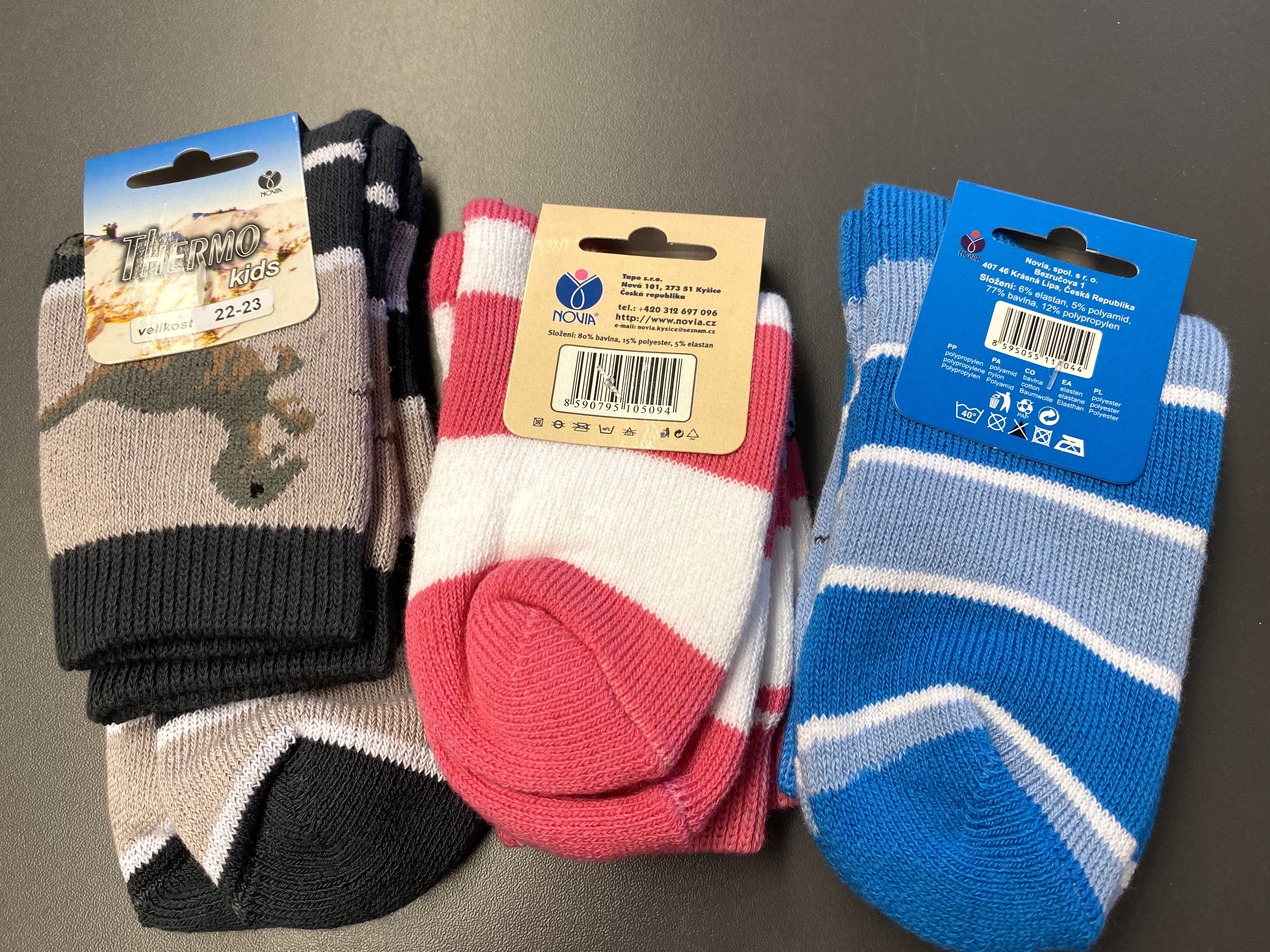 Dětské termo ponožky NOVIA ovečky