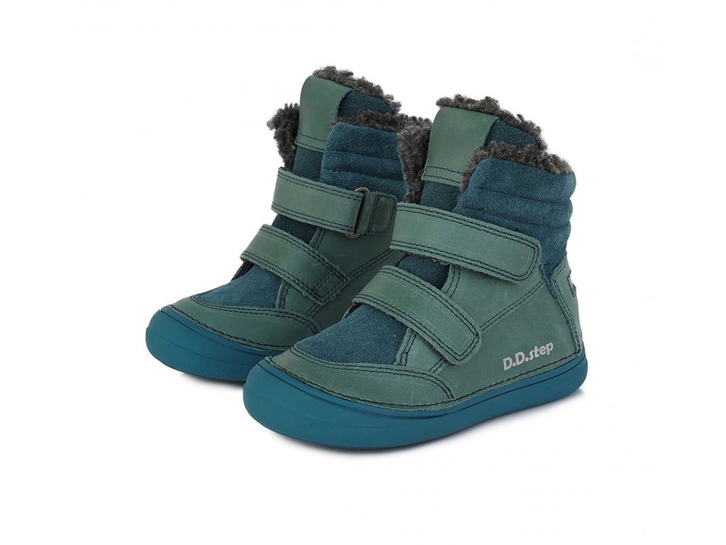 Zimní kožená obuv D.D.step W078-758B