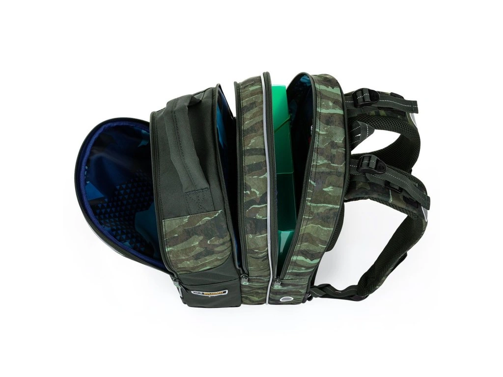 SET Školní batoh s penálem Topgal COCO 23040 vojenský