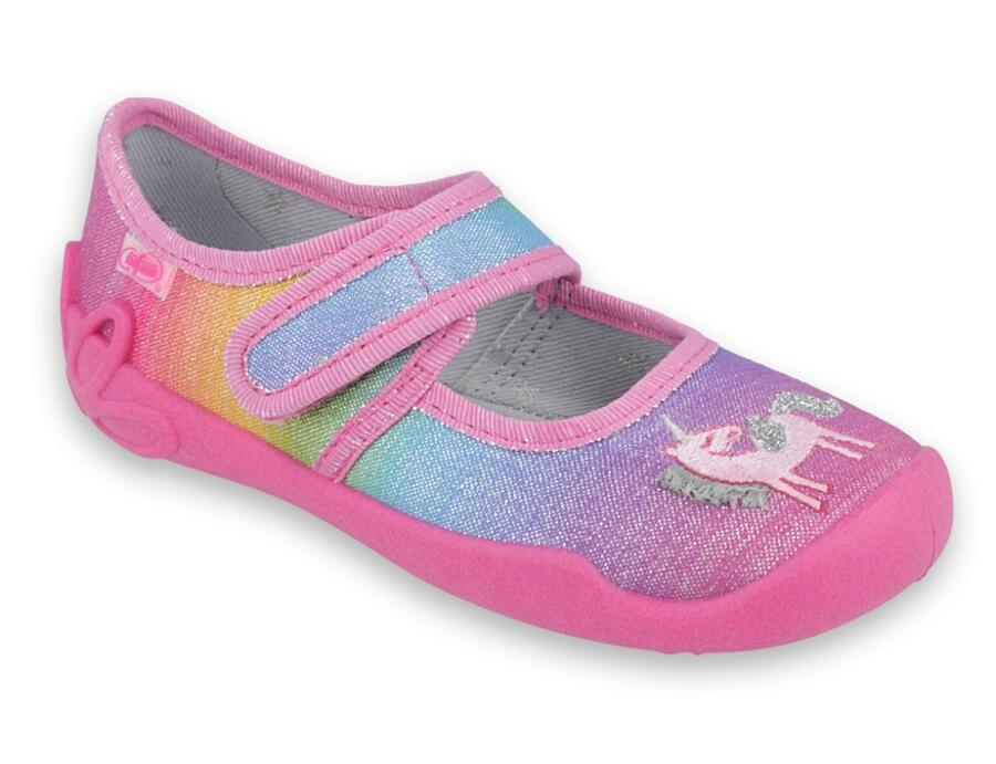 Dívčí papučky - přezůvky s jednorožcem BEFADO