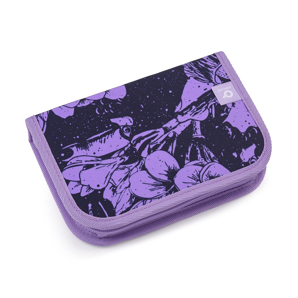 Školní penál - pouzdro TOPGAL PENN 23008 květy