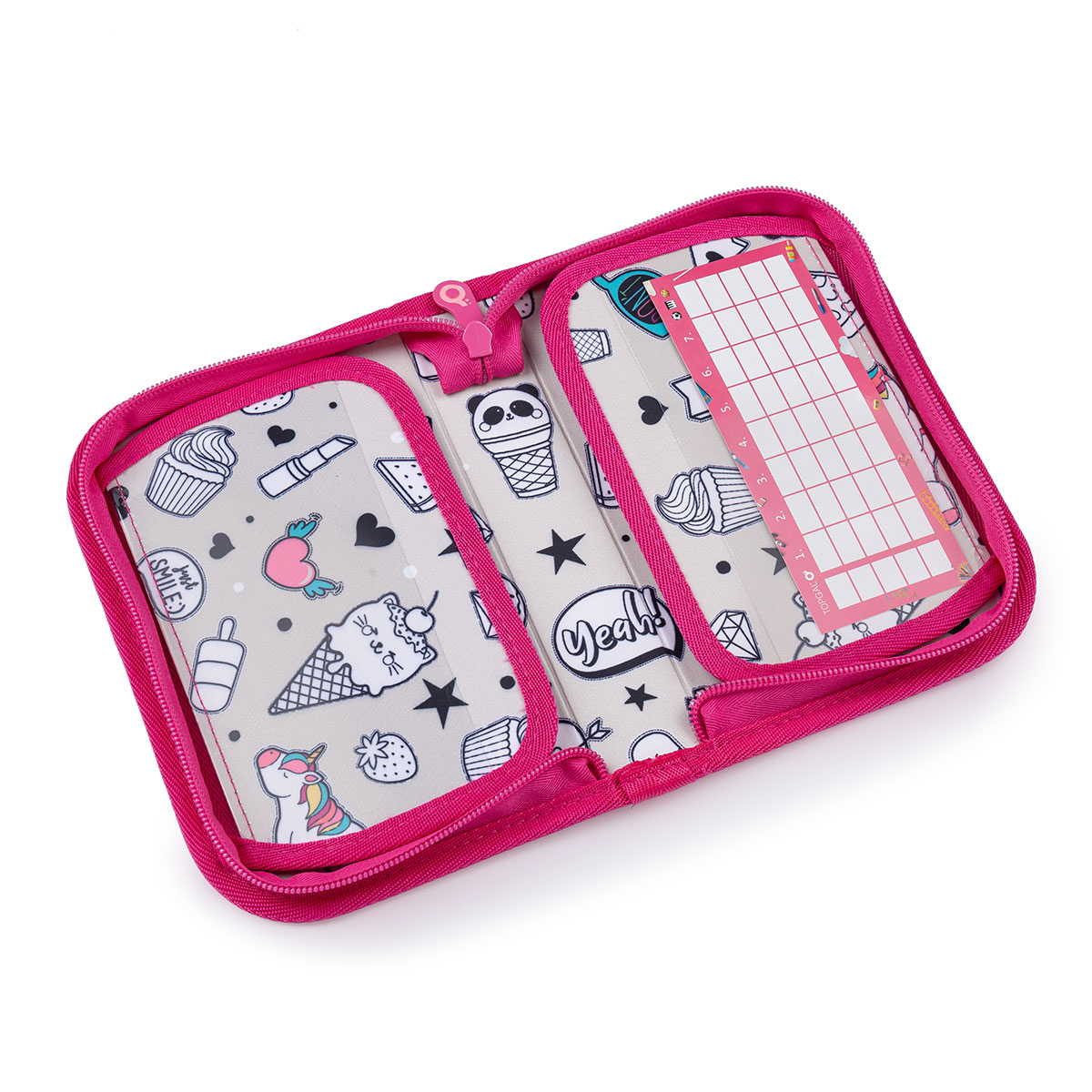 Školní penál - pouzdro TOPGAL PENN 23006 květy