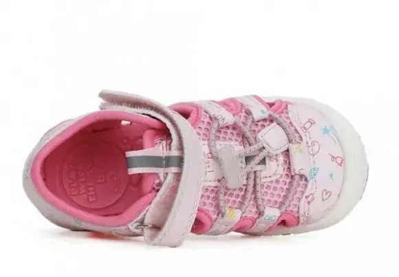 Růžové sportovní sandály D.D.step G065-41329D
