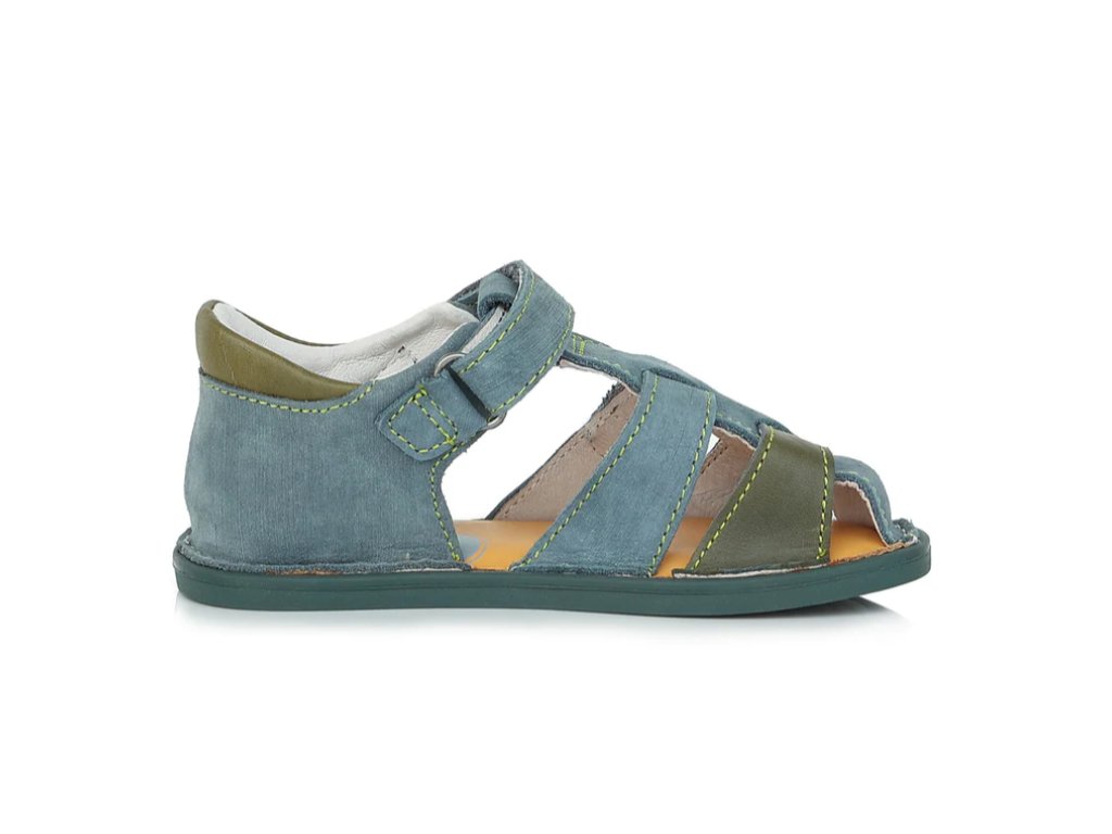 Modré barefoot sandálky D.D.step G076-382C