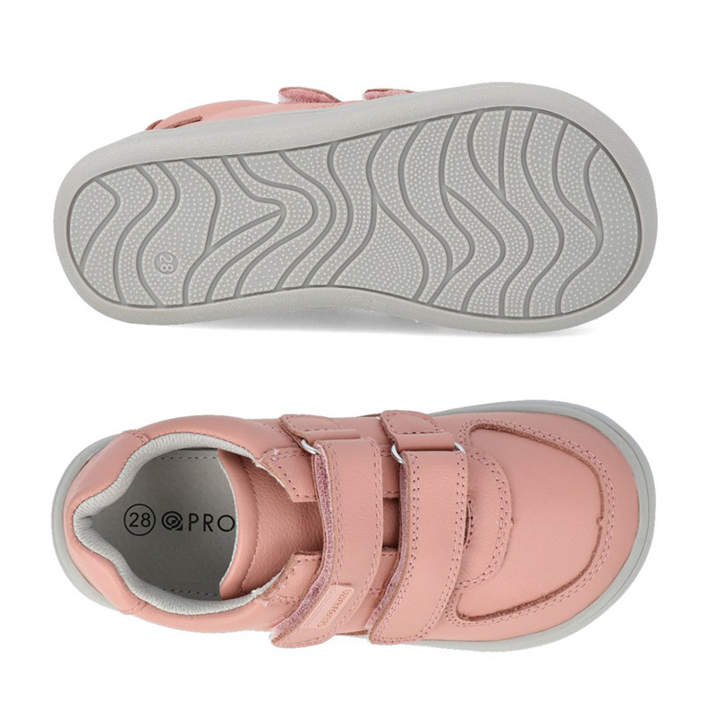 Růžové kožené barefoot boty PROTETIKA KEROL PINK