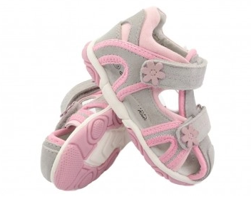 Dívčí šedé sandálky PROTETIKA IBIZA GRIS