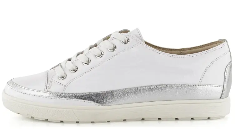 Dámské bílé kožené tenisky CAPRICE 23654