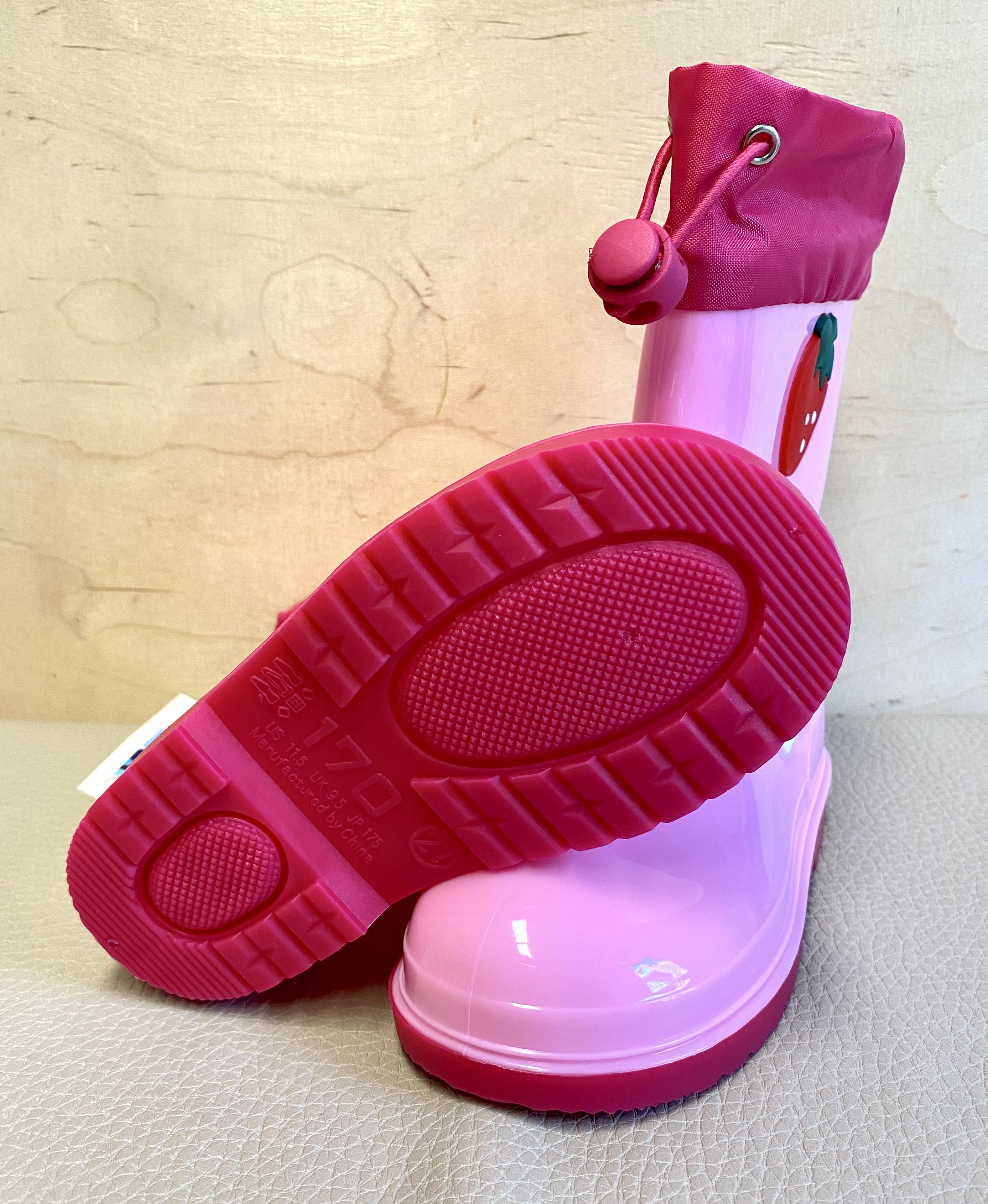 Růžové holínky - gumáky s králíčkem