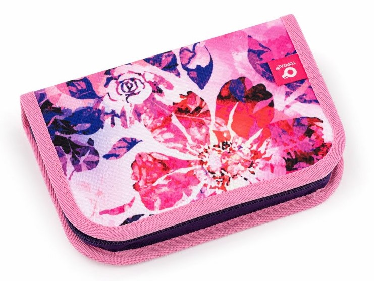 Školní penál - pouzdro TOPGAL PENN 22011 květy