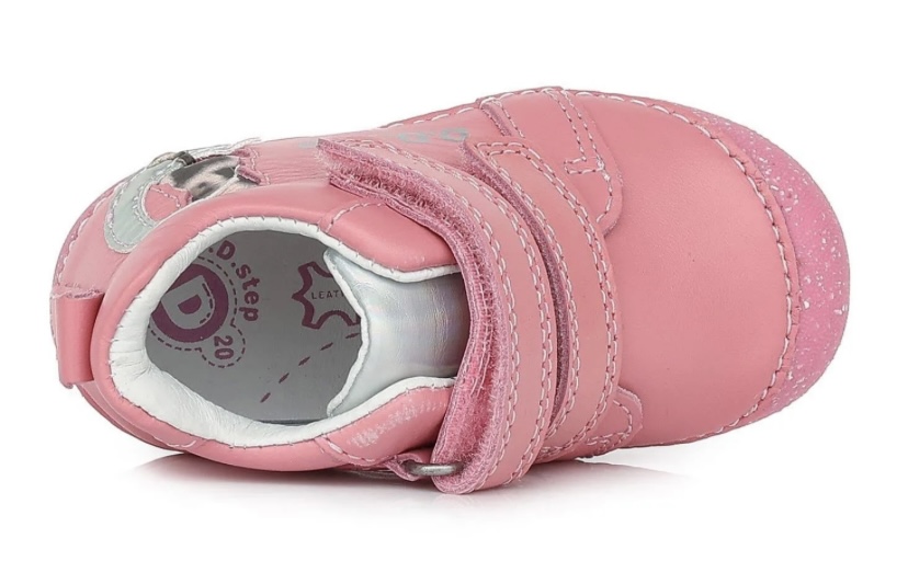 Dívčí růžové boty D.D.step S015-353A s kočičkou