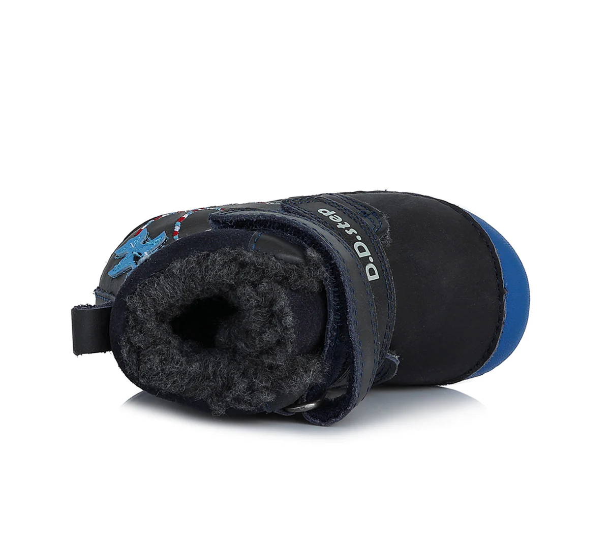 Zimní chlapecká kožená obuv D.D.step W015-376