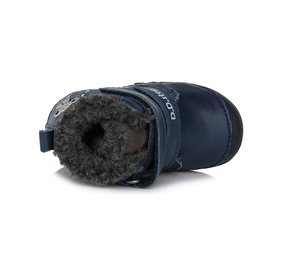 Zimní chlapecká kožená obuv D.D.step W015-376A