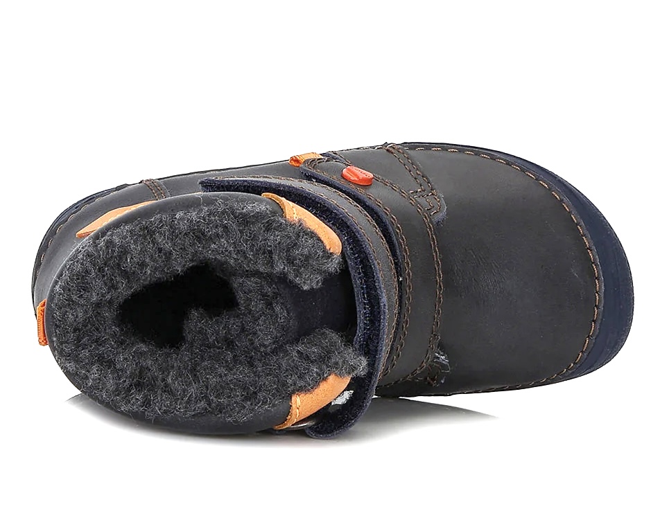 Chlapecké zimní boty barefoot D.D.step W063-374