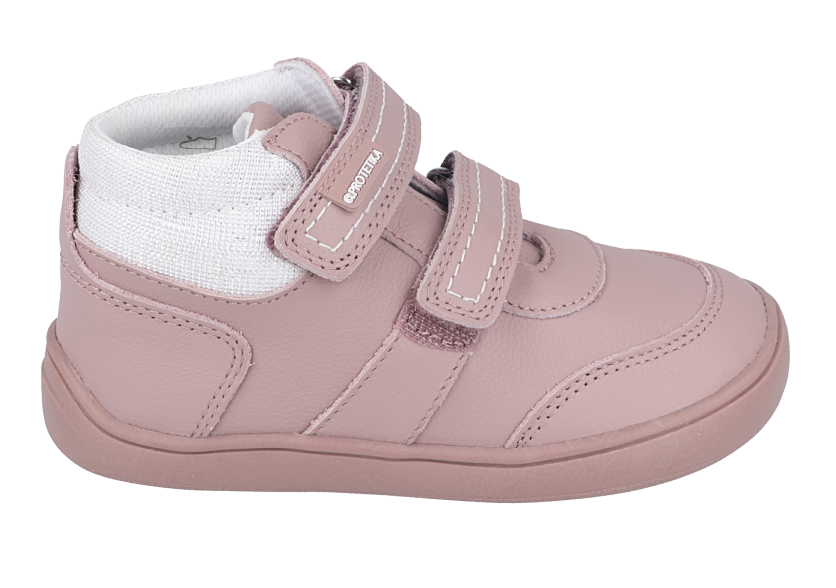 Dívčí růžové kožené barefoot boty PROTETIKA NELDA PINK