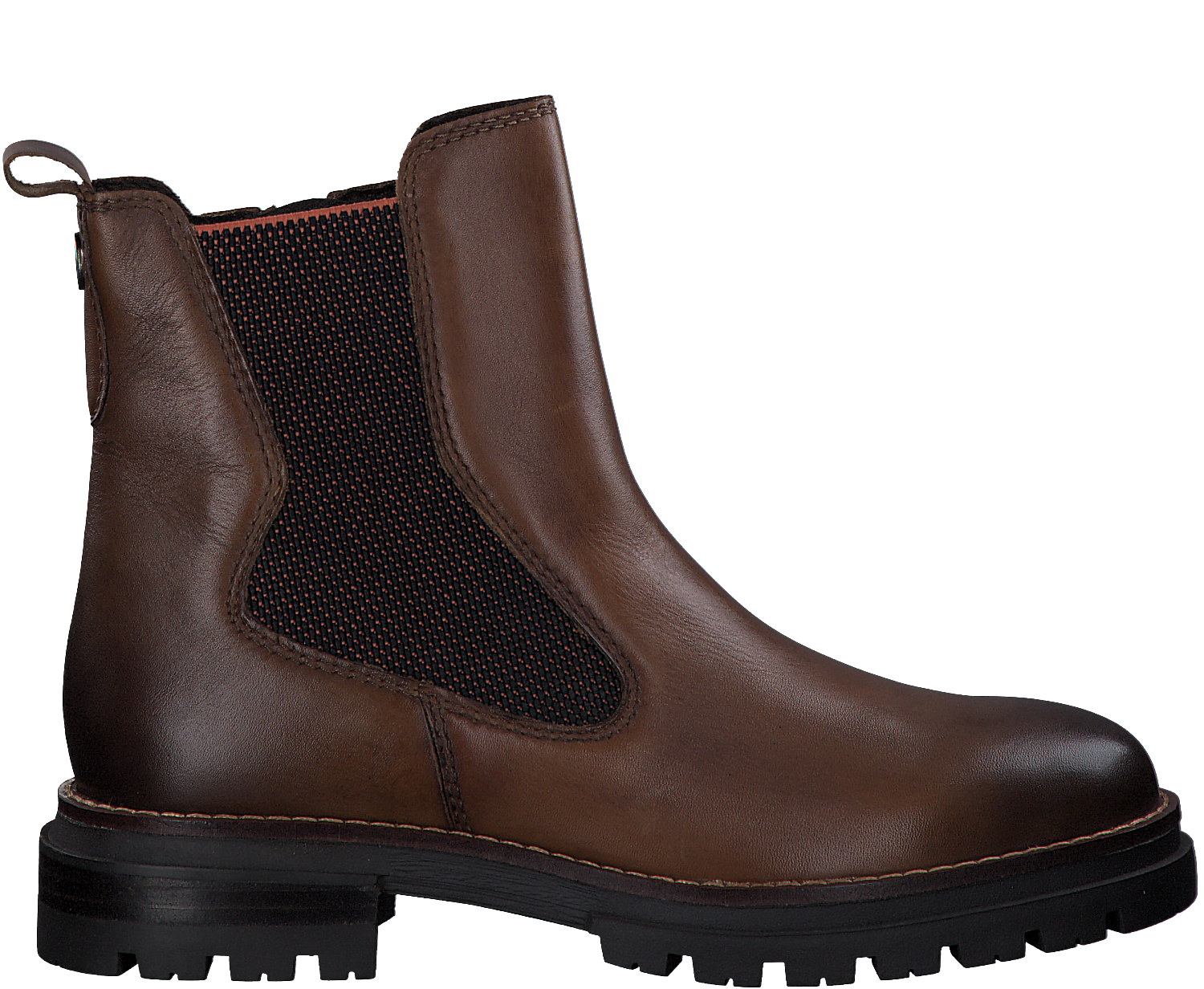 Hnědá zimní kožená obuv Marco Tozzi 25408