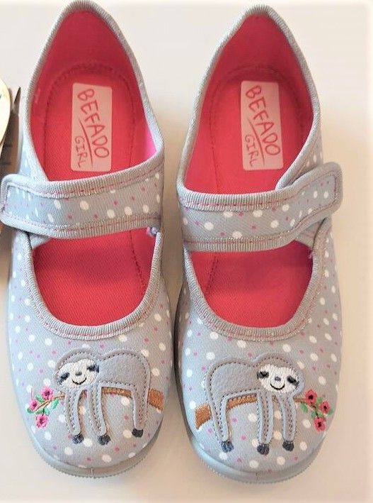 Dívčí bačkůrky - přezůvky BEFADO 955Y005 lenochod