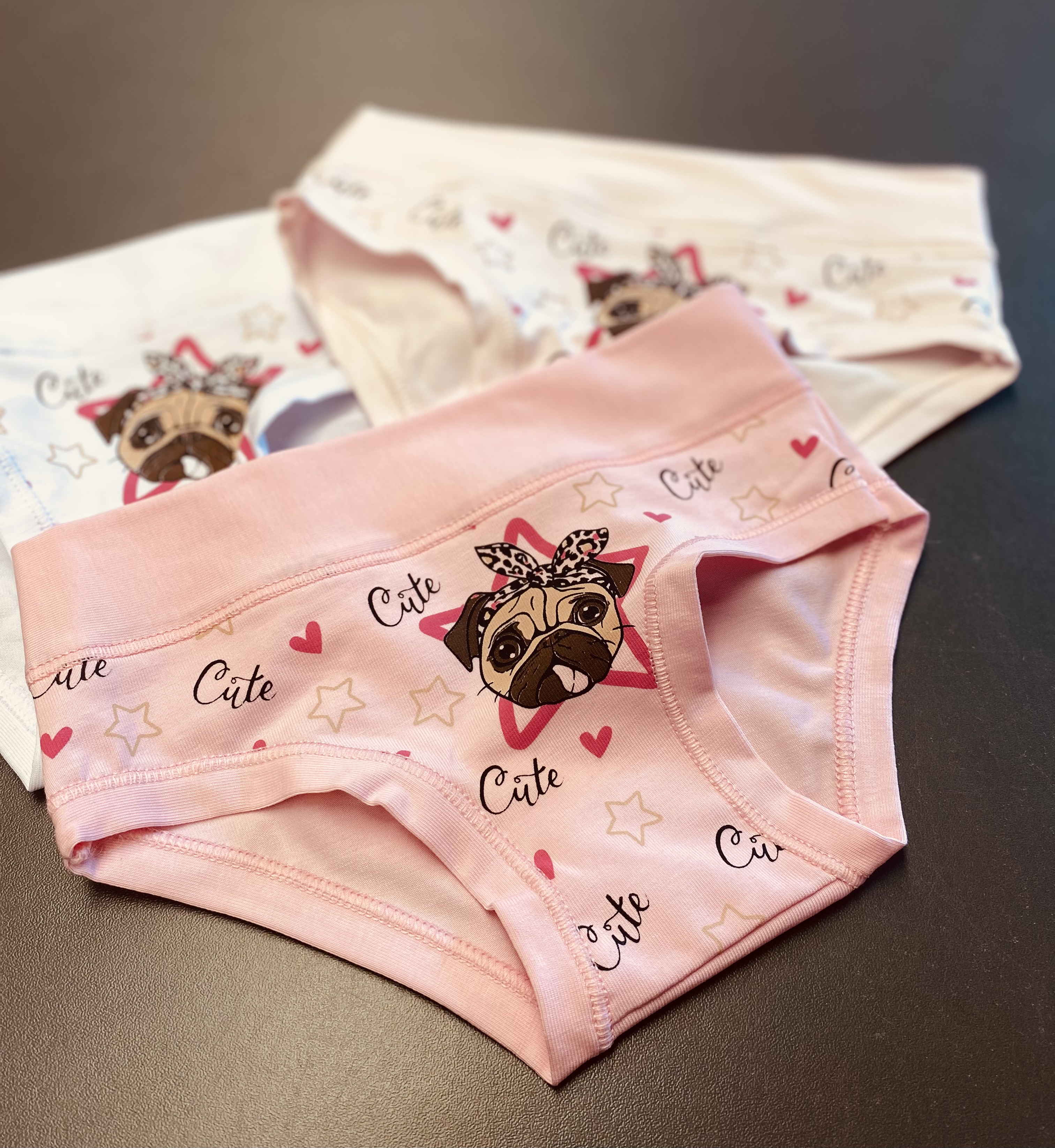 Dívčí kalhotky Emy buldoček