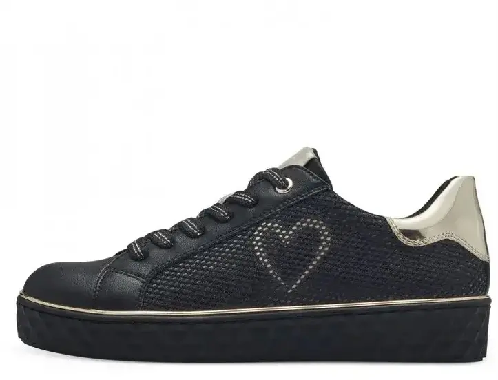 Černé stylové tenisky Marco Tozzi 83700