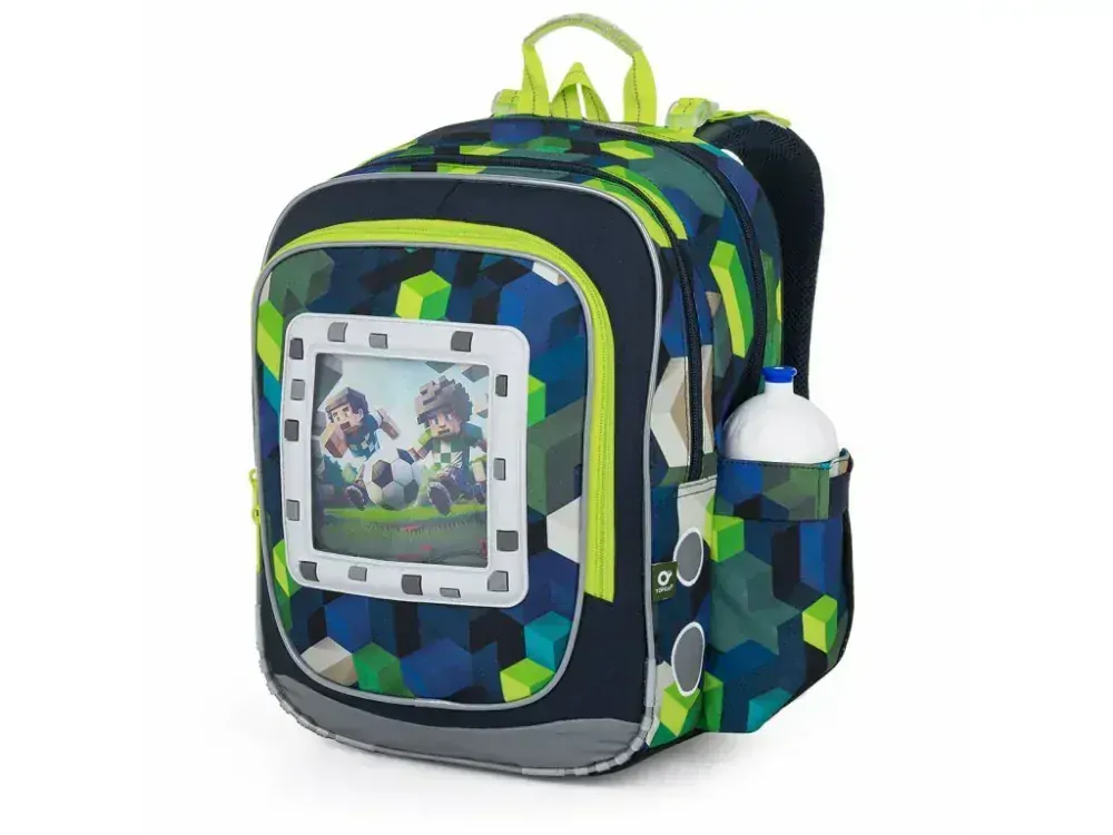SET Školní batoh s penálem TOPGAL Endy 24015 minecraft