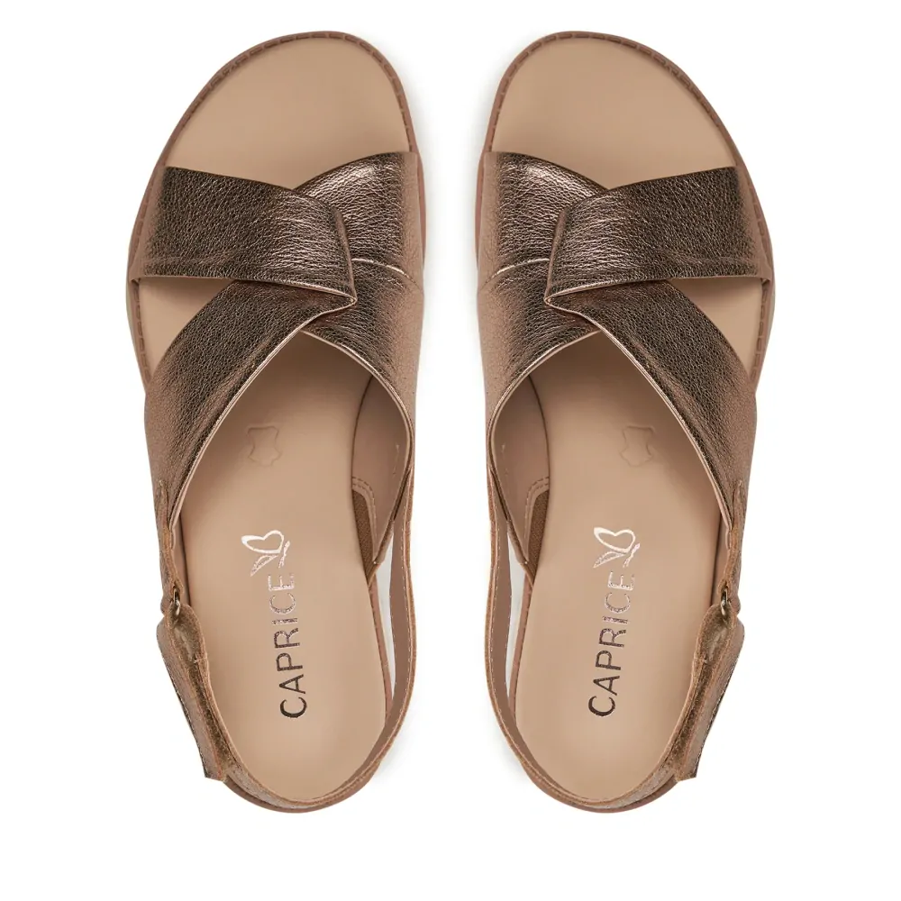 Pohodlné kožené sandály CAPRICE 28703
