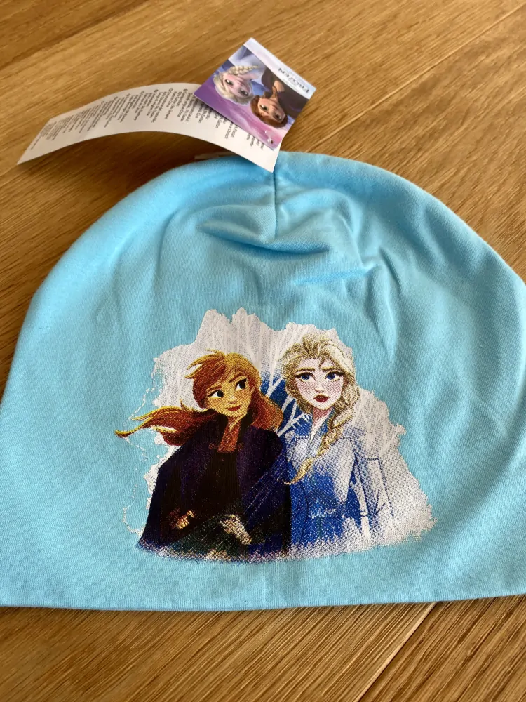 Dívčí bavlněná čepice LEDOVÉ KRÁLOVSTVÍ