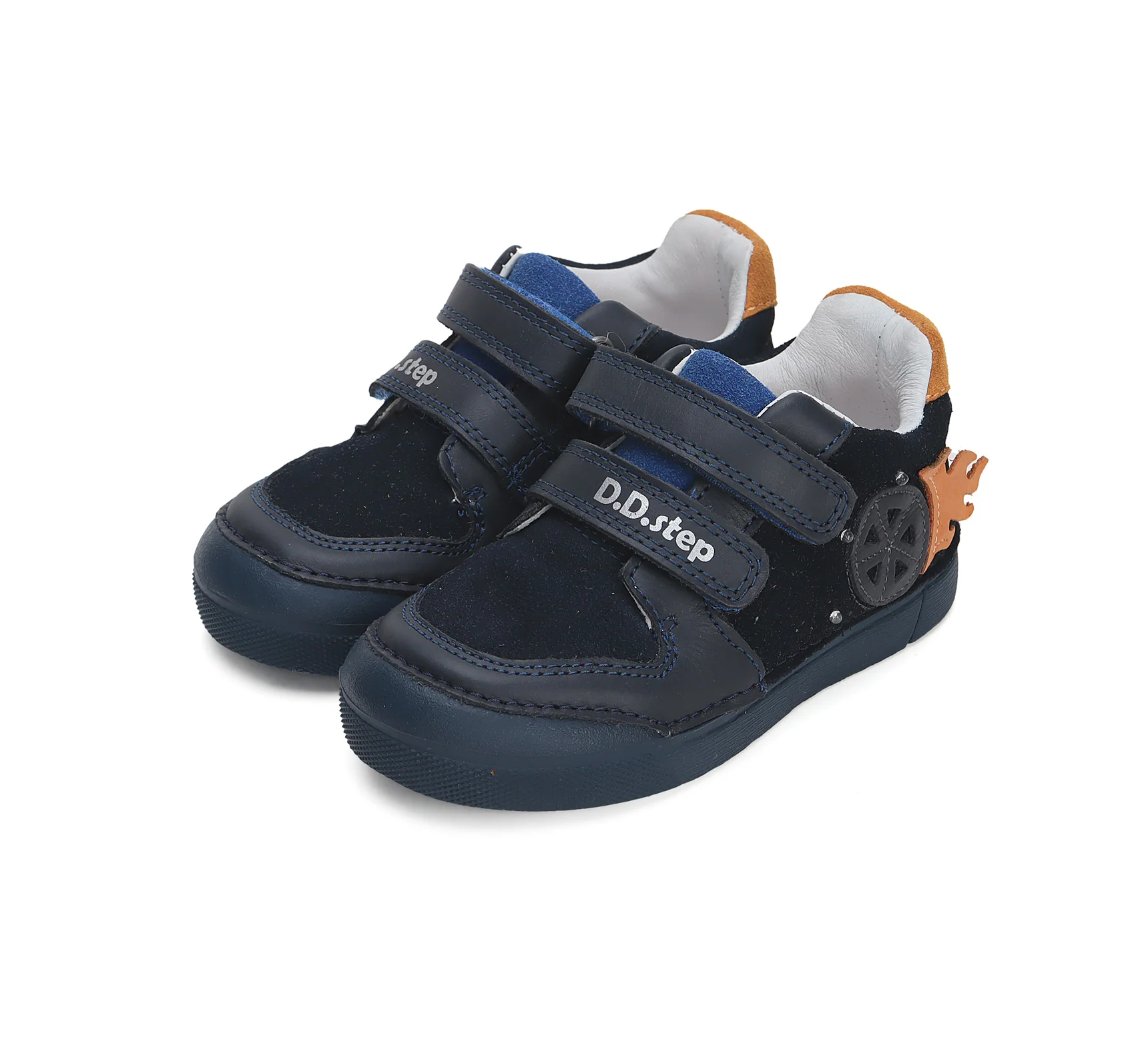 Chlapecké kožené blikací boty D.D.step S068-42389