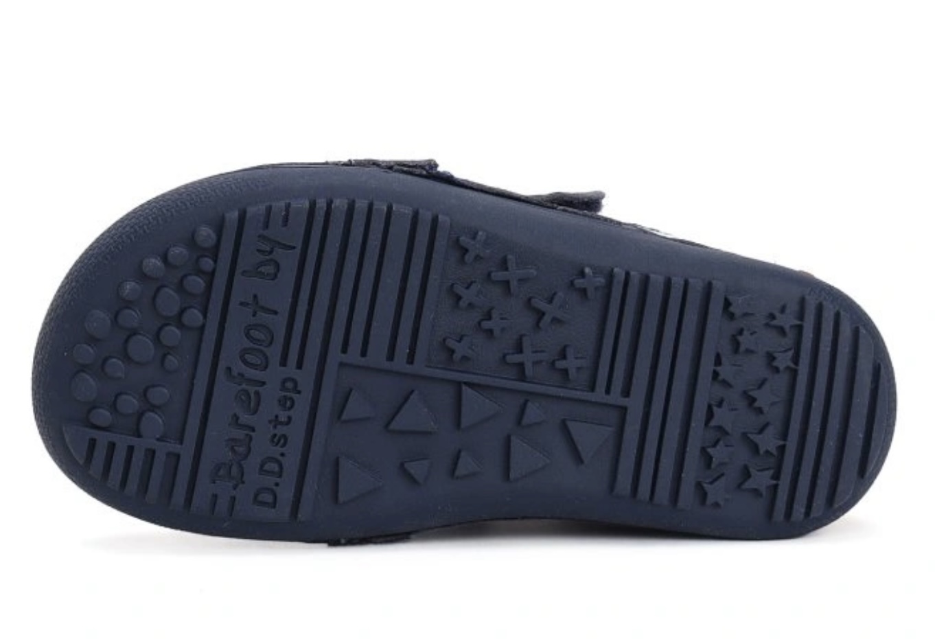 Chlapecká barefoot kožená obuv D.D.step S063-42833  s fotbalovým míčem