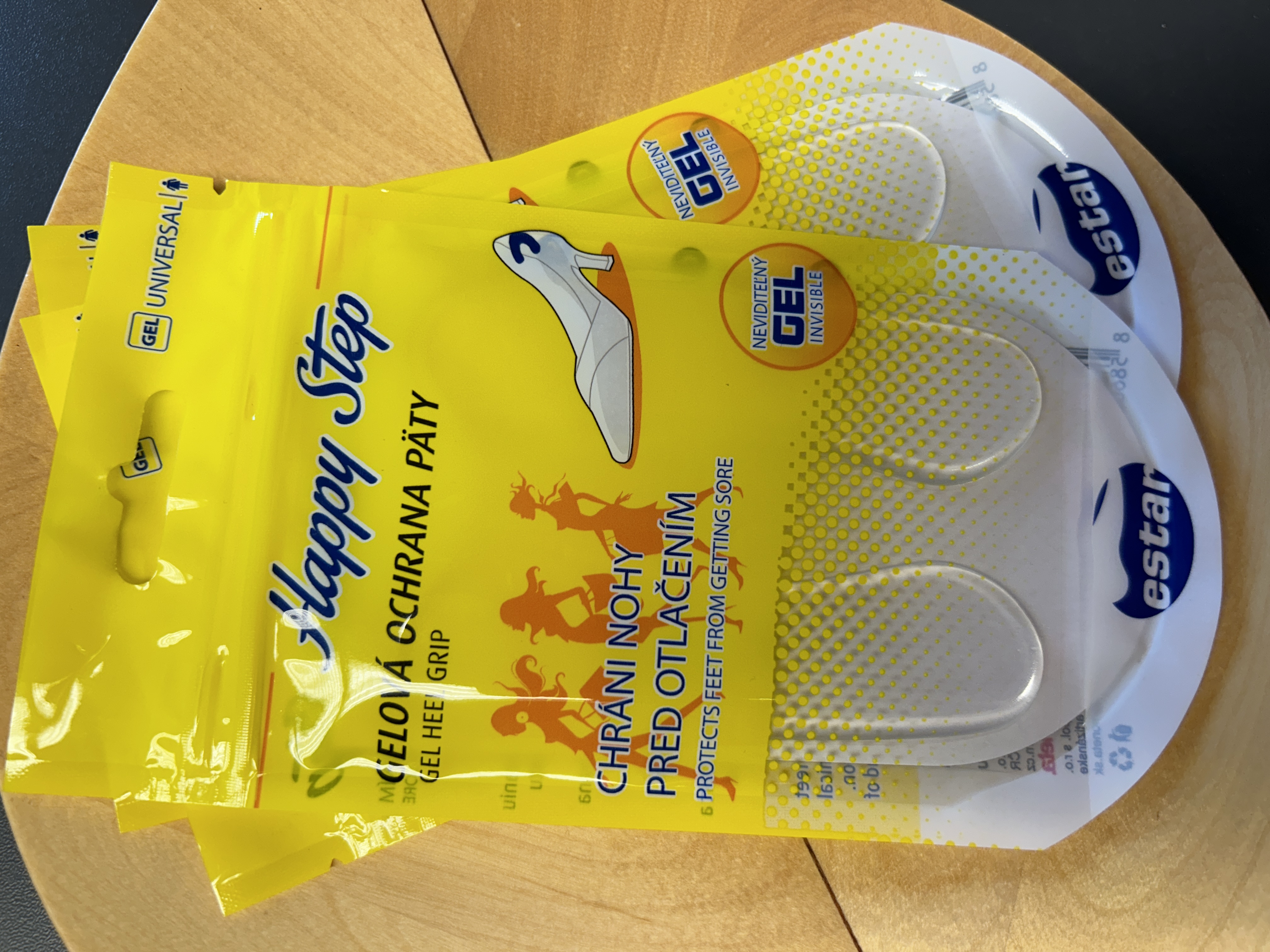 Gelová ochrana paty Happy Step