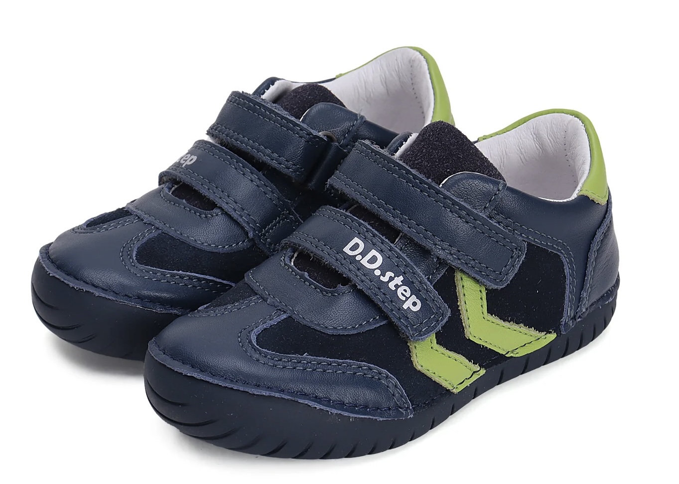 Chlapecká modrá Kožená obuv D.D.step S050-42180B