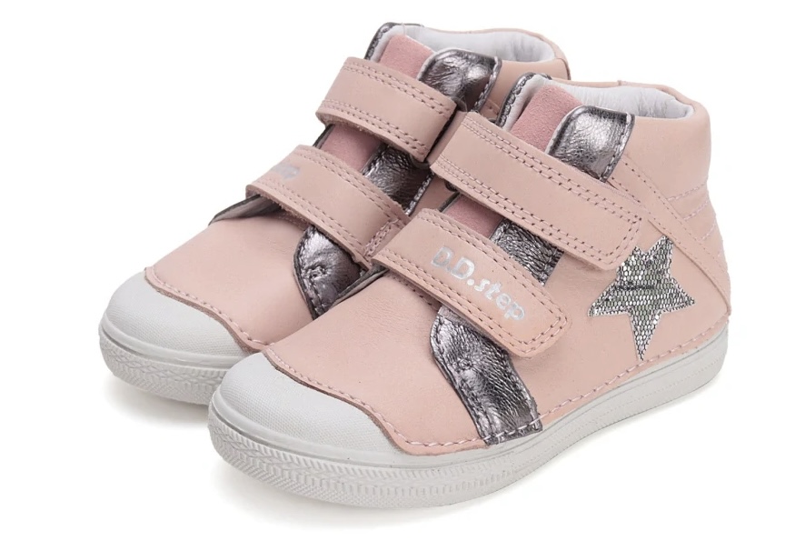 Dívčí kožené kotníkové boty D.D.step A049-42271E