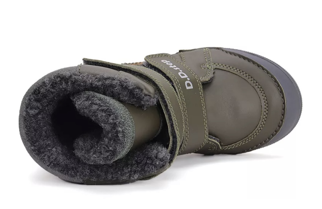 Zelené zimní boty D.D.step W068-42921A