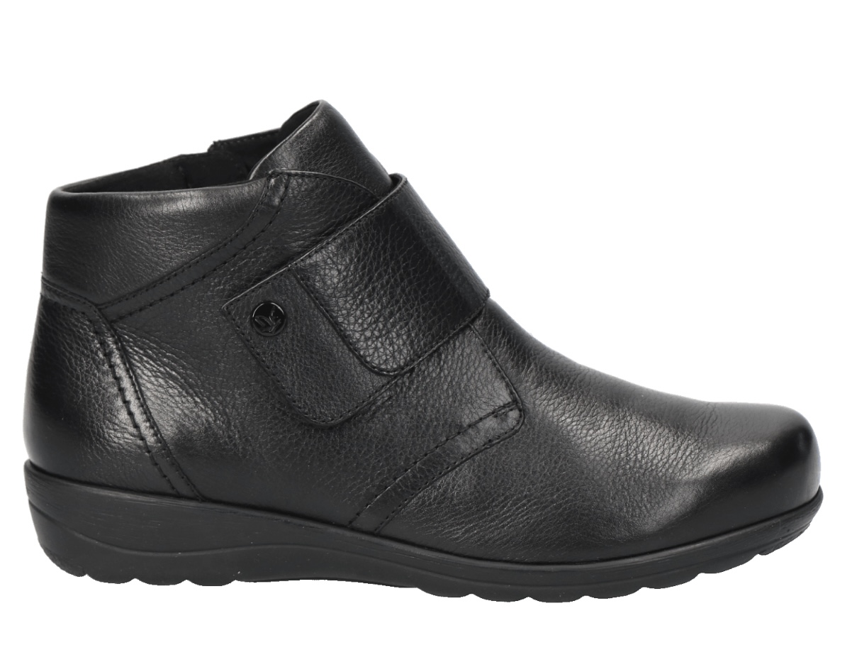 Kotníková kožená obuv kožíškem CAPRICE 26457